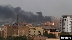 Sudan xalqaro aerporti hududidagi portlash, 17-aprel, 2023.