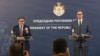 Pomoćnik sekretara Biroa za evropske i evroazijske poslove Stejt departmenta Džejms O'Brajan razgovara sa predsednikom Srbije Alesksandrom Vučićem, tokom posete Beogradu, 20. aprila 2024. (Foto: FoNet)