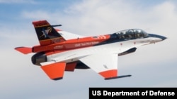 美國F-16戰鬥機的測試機型X-62A，又稱VISTA（圖片來源：美國國防部）