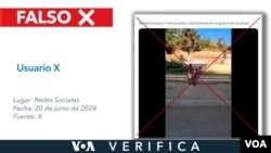 En X ha circulado un video que asegura que dos mercenarios colombianos fueron ejecutados en medio de la guerra de Ucrania, pero esto es falso. Diseño: Mila Cruz.