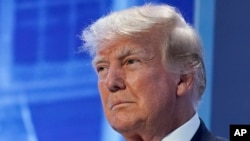 El expresidente de EEUU Donald Trump durante un acto en Filadelfia el 30 de junio de 2023.