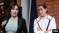 افسانه بایگان و فاطمه معتمدآریا در مراسم بزرگداشت آتیلا پسیانی