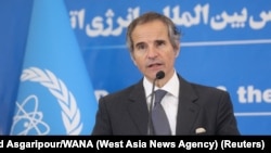 International Atomic Energy Agency Director General Rafael Grossi speaks during a news conference in Tehran, Iran, March 4, 2023. 