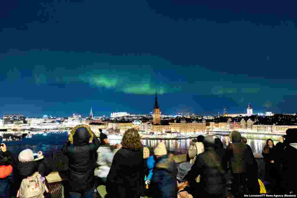 Stokgolm manzaralari. Shvetsiya.