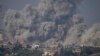 El humo se eleva tras un ataque aéreo de Israel en la Franja de Gaza, el 23 de octubre de 2023.