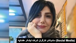 فرزانه زیلابی، وکیل کارگران نیشکر هفت تپه و فعالان صنفی معلمان در استان خوزستان. آرشیو