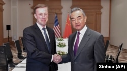 美國白宮國家安全顧問沙利文與中國外長王毅在馬耳他舉行會晤。（2023年9月16日）