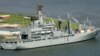 FILE: Kapal pengangkut logistik milik Angkatan Laut Jerman "Frankfurt am Main" di pangkalan angkatan laut di Wilhelmshaven, Jerman utara, 20 September 2006. (REUTERS/Fabrizio Bensch)
