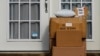 FILE - "Made in China" is seen on a package at a residence in Upper Darby, Pa., Oct. 27, 2021. One former diplomat says a Joe Biden victory in the November election would mean continuity in the U.S.-China relationship, whereas a Donald Trump victory would bring "a wild ride."