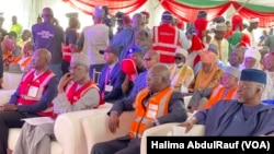 Masu Ruwa Da Tsaki A Lokacin Da Gwamnatin Najeriya Ta Kaddamar Da Aikin Tonon Mai A Jihar Nasarawa
