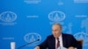 El presidente de Rusia, Vladimir Putin, asiste a una reunión con los dirigentes del Ministerio de Asuntos Exteriores ruso en Moscú, Rusia, el 14 de junio de 2024. [Foto: Reuters/Maxim Shemetov].