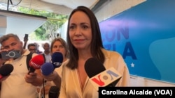 María Corina Machado, líder opositora venezolana. 
