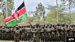 Wanajeshi wa Kenya wanaoshiriki katika kikosi cha Jumuia ya Afrika mashariki kilichopelekwa mashariki mwa DRC.