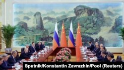 Российско-китайские переговоры в Пекине на высшем уровне. 16 мая 2024г.