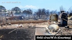 ไฟป่าลุกลามเผาย่านที่พักอาศัยบนเกาะเมาวี รัฐฮาวาย