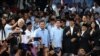 Debat Pertama Capres 2024 oleh KPU RI menghadirkan ketiga calon presiden yakni Ganjar Pranowo, Prabowo Subianto dan Anies Baswedan Selasa (12/12) di Jakarta. (foto: ilustrasi/VOA-Indra Yoga) 
