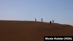 Los Médanos se ubican en el Istmo de la Península de Paraguaná.