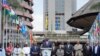 Le président kenyan William Ruto s'adresse aux délégués lors de la séance de clôture du Sommet africain sur le climat au Kenyatta International Convention Center à Nairobi, le 6 septembre 2023.