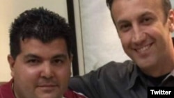 Juan Almeida con el ex ministro de Petróleo, Tareck El Aissami en una de las fotografías que circulan en redes sociales donde posan juntos.