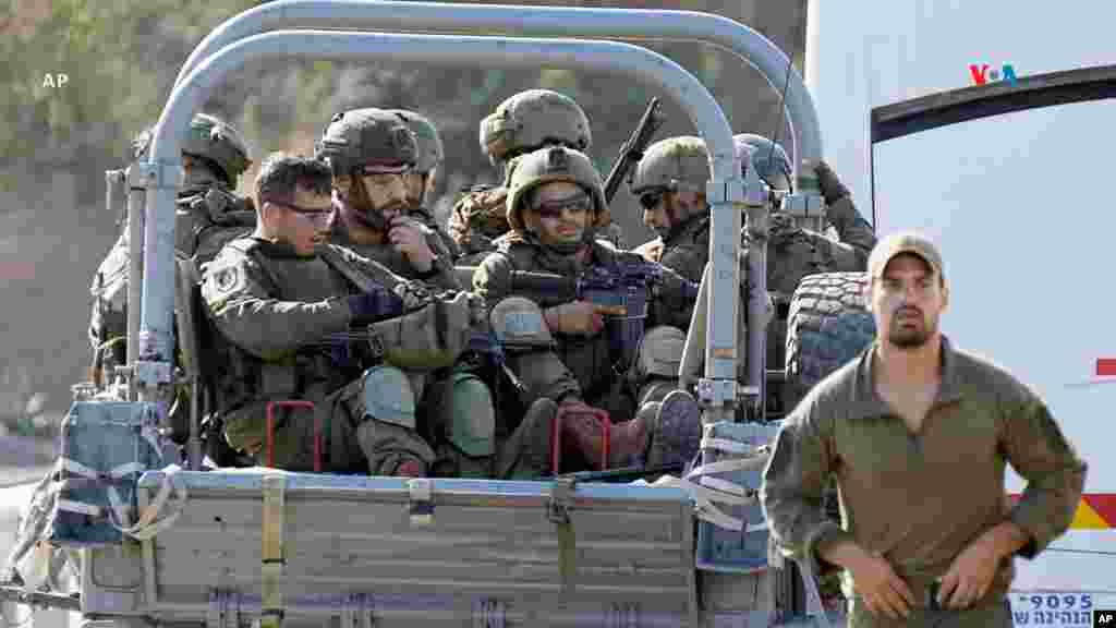 Israel envió una gran cantidad de soldados al sur del país tras los ataques con misiles y comenzó el ataque a diferentes objetivos en Gaza.