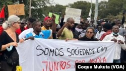 Manifestação em Luanda, Angola, 17 Junho 2023