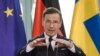 El primer ministro de Suecia, Ulf Kristersson, habla durante una conferencia de prensa con el canciller alemán Olaf Scholz después de una reunión en la cancillería en Berlín, Alemania, el miércoles 15 de marzo de 2023. 