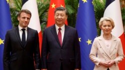 馬克龍：歐洲不應追隨美國或中國的台灣政策
