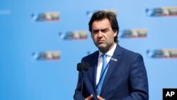 ნიკუ პოპესკუ, მოლდოვის საგარეო საქმეთა ყოფილი მინისტრი. ნატოს ვილნიუსის სამიტი. ლიეტუვა, 11 ივლისი, 2023 წ.