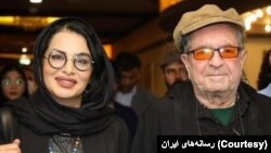 داریوش مهرجویی و همسرش وحیده محمدی‌فر