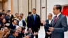 Presiden Joko Widodo menjawab pertanyaan media sebelum berangkat ke Uni Emirat Arab, di Bandara Halim Perdanakusuma, Jakarta, Selasa, 16 Juli 2024. Menanggapi lawatan cendekiawan NU ke Israel, Jokowi menegaskan RI selalu ikut melaksanakan ketertiban dunia. (Foto: Biro Setpres)
