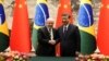 Lula da Silva, Presidente do Brasil, e Xi Jimping, Presidente da China, Pequim