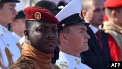 Le capitaine Ibrahim Traoré, l'homme fort de la junte burkinabè.