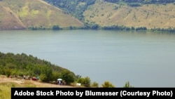 FILE - View of the Bakota Bay on the Dniester river, Podilski Tovtry National Park, Khmelnitskiy region of Western Ukraine. (Adobe Stock Photo by Blumesser)