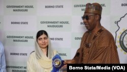  Gwamna Baba Gana Zulum ya gana da Malala Yousafzai