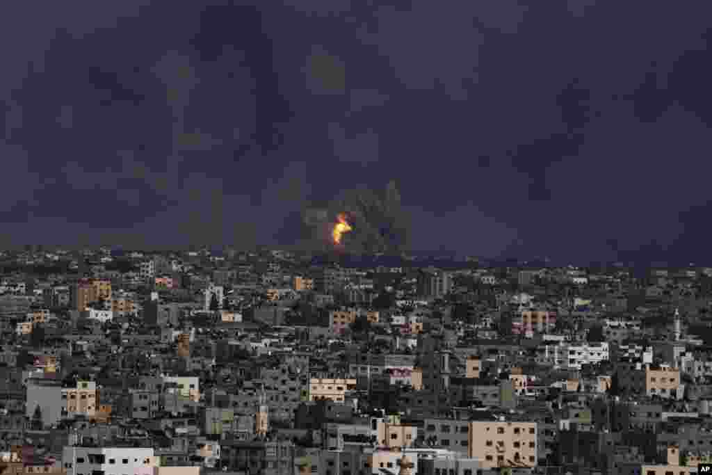 እስራኤል የፈፀመችውን የዓየር ጥቃት ተከትሎ ፤ ጋዛ ዛሬ መስከረም 27 ቀን 2016 ዓ.ም 
