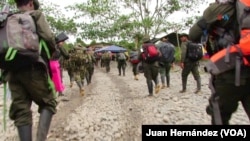 Los grupos armados del ELN y las disidencias de las FARC continúan registrando las mayores cifras de reclutamiento de menores. [Foto: Juan Hernández, VOA]