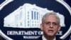 Jaksa Agung AS Merrick Garland speaks berbicara dalam konferensi pers di Departemen Kehakiman di Washington, padal 14 April 2023. (Foto: AP/Susan Walsh)