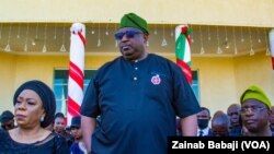 Gwamnan Jihar Filato lokacin gangamin kira a daina kashe-kashe