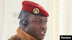 Le président de la transition du Burkina Faso, Ibrahim Traoré, assiste au sommet Russie-Afrique à Saint-Pétersbourg, en Russie, le 29 juillet 2023.