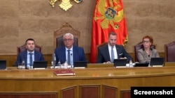 Predsjednik crnogorskog parlamenta Andrija Mandić (Foto: VOA)