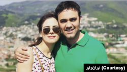 سجاد شهرابی (راست) و شیما شهرابی