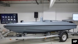 Україна використовує морські безпілотники для ударів по кораблях РФ в Чорному морі. Фото: Морський безпілотник ЗСУ "Магура В5". Міністерство цифрових трансформацій України, роздатковий матеріал АР