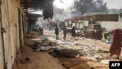 Mfano wa maeneo yaliyoharibiwa kwa vita huko El Geneina mji mkuu wa West Darfur. April 29, 2023