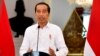 Presiden Joko Widodo menyampaikan pernyataan terkait Keanggotaan Indonesia di Financial Action Task Force (FATF), di Istana Merdeka, Provinsi DKI Jakarta, 6 November 2023. (Twitter/setkabgoid)