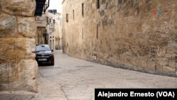 Las calles de la ciudad palestina de Belén permanecen desiertas debido a la guerra entre Israel y Hamás, el 7 de diciembre de 2023.