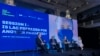 Primer día de conversaciones de la edición 26 de la Conferencia CAF en Washington en el que expertos y funcionarios gubernamentales discutieron, entre otras cosas, la preparación de América Latina para una próxima pandemia.