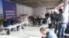Konferencija za novinare o predstavnika koalicije "Srbija protiv nasilja" u Gradskoj izbornoj komisiji Beograda (foto: FoNet)