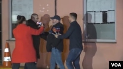 Shqiptaro-amerikani Agron Nezaj, duke dalë nga Prokuroria e Posaçme