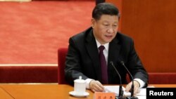 中國國家主席習近平2018年12月18日在中國慶祝改革開放40週年大會上發表講話。
