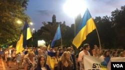 Proslava Dana nezavisnosti Ukrajine u Podgorici (Foto: VOA, Predrag Milić)